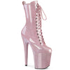 FLAMINGO-1040GP Plateau Stiefeletten Pink | Pleaser