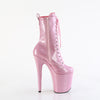 FLAMINGO-1040GP Plateau Stiefeletten Pink | Pleaser