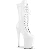 FLAMINGO-1050 Plateau Stiefeletten - Weiß | Pleaser