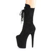 FLAMINGO-1050FS Plateau Stiefeletten Schwarz | Pleaser