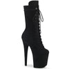 FLAMINGO-1050FS Plateau Stiefeletten Schwarz | Pleaser