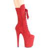 FLAMINGO-1050FS Plateau Stiefel Rot Matt von Pleaser – Ansicht 5