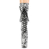 FLAMINGO-1050SP Plateau Stiefeletten - Schwarz/Weiß von Pleaser – Ansicht 2