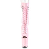 FLAMINGO-1051 Plateau Stiefeletten Baby Pink | Pleaser