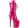 FLAMINGO-1051 Plateau Stiefeletten Hot Pink | Pleaser