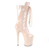 FLAMINGO-1051 Plateau Stiefeletten Lack/Nude | Pleaser