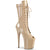 FLAMINGO-1051 Plateau Stiefeletten Lack/Nude | Pleaser