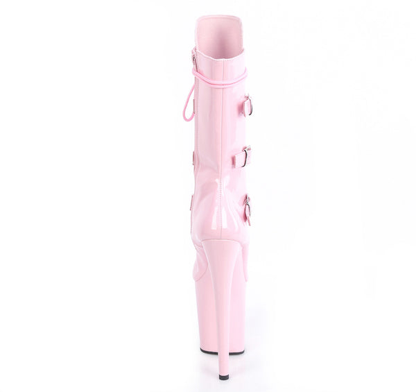 FLAMINGO-1053 Plateau Stiefel Rosa Lack von Pleaser – Ansicht 4