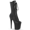 FLAMINGO-1054 Plateau Stiefeletten Schwarz Matt von Pleaser