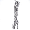 FLAMINGO-3000DP Plateau Overknee Stiefel Dollar Print von Pleaser – Ansicht 3