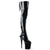 FLAMINGO-3063 Plateau Overknee Stiefel - Schwarz | Pleaser