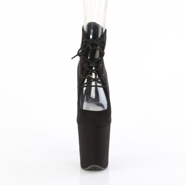 FLAMINGO-800-22 Plateau Stiefeletten Schwarz Matt | Pleaser