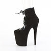 FLAMINGO-800-22 Plateau Stiefeletten Schwarz Matt | Pleaser