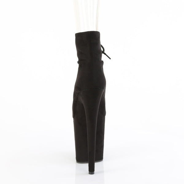 FLAMINGO-800-22 Plateau Stiefeletten Schwarz Matt | Pleaser