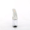 FLAMINGO-801 Plateau Pantoletten Transparent | Pleaser