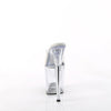 FLAMINGO-801 Plateau Pantoletten Transparent von Pleaser – Ansicht 4