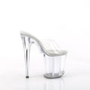 FLAMINGO-801 Plateau Pantoletten Transparent von Pleaser – Ansicht 5