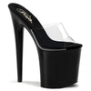 FLAMINGO-801 Plateau Pantoletten Schwarz Lack | Pleaser