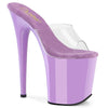 FLAMINGO-801 Plateau Sandaletten Lila | Pleaser