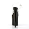 FLAMINGO-808 Plateau Sandaletten Schwarz Matt von Pleaser – Ansicht 4