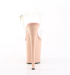 FLAMINGO-808 Plateau Sandaletten Braun von Pleaser – Ansicht 4