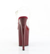 FLAMINGO-808 Plateau Sandaletten Rot von Pleaser – Ansicht 4