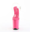 FLAMINGO-808 Plateau Sandaletten Rot von Pleaser – Ansicht 2