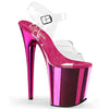 FLAMINGO-808 Plateau Sandaletten Hot Pink | Pleaser