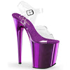 FLAMINGO-808 Plateau Sandaletten Lila | Pleaser