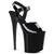 FLAMINGO-808N Plateau Sandaletten - Schwarz | Pleaser