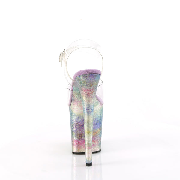 FLAMINGO-808NEB Plateau Sandaletten - Mehrfarbig von Pleaser – Ansicht 4