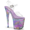 FLAMINGO-808NEB Plateau Sandaletten - Mehrfarbig von Pleaser