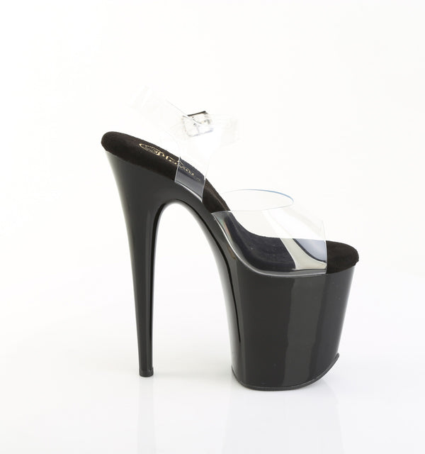 FLAMINGO-808PREM Plateau Sandaletten Schwarz von Pleaser – Ansicht 5