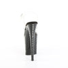 FLAMINGO-808TDRS Plateau Sandaletten Schwarz Lack Strass von Pleaser – Ansicht 4