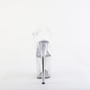 FLAMINGO-808VL Plateau Sandaletten Transparent | Pleaser