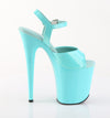 FLAMINGO-809 Plateau Sandaletten Türkis von Pleaser – Ansicht 5