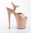FLAMINGO-809 Plateau Sandaletten Beige von Pleaser – Ansicht 5