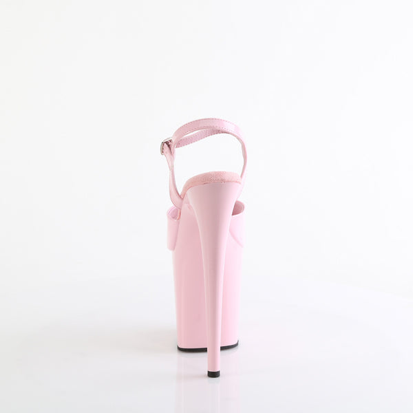 FLAMINGO-809 Plateau Sandaletten Rosa Lack | Pleaser