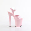 FLAMINGO-809 Plateau Sandaletten Rosa Lack | Pleaser