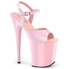 FLAMINGO-809 Plateau Sandaletten Rosa Lack | Pleaser