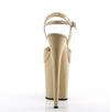 FLAMINGO-809 Plateau Sandaletten Beige Beige | Pleaser