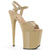 FLAMINGO-809 Plateau Sandaletten Creme | Pleaser