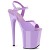 FLAMINGO-809 - Plateau High Heel Sandaletten - Flieder/Lila | Pleaser