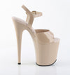 FLAMINGO-809 Plateau Sandaletten Beige von Pleaser – Ansicht 5