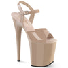 FLAMINGO-809 Plateau Sandaletten Beige | Pleaser