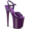 FLAMINGO-809 Plateau Sandaletten Lila | Pleaser