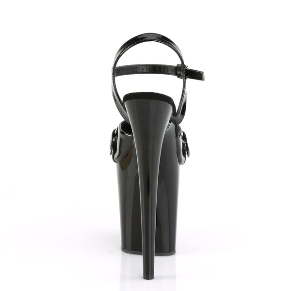 FLAMINGO-809GB Plateau Sandaletten Domina Gag Ball | Pleaser
