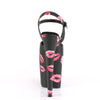 FLAMINGO-809KISSES Plateau Sandaletten Kisses von Pleaser – Ansicht 4