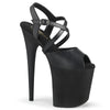 FLAMINGO-824 Plateau Sandaletten - Schwarz | Pleaser