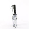 FLAMINGO-824RS Plateau Sandaletten Schwarz/Transparent | Pleaser